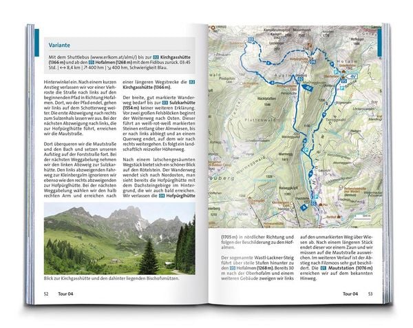 Produktbild: KOMPASS Wanderf&uuml;hrer Dachstein-Tauern Ost, 70 Touren mit Extra-Tourenkarte