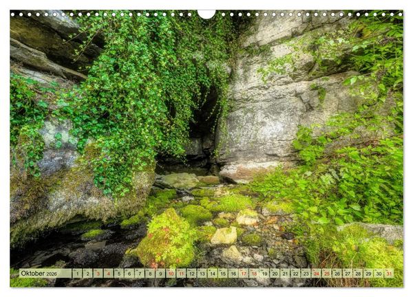 Produktbild: Faszinierende Karstquellen auf der Schw&auml;bischen Alb (Wandkalender 2026 DIN A3 quer), CALVENDO Monatskalender