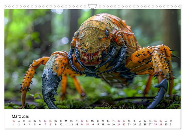 Produktbild: Reise in die Urzeit (Wandkalender 2026 DIN A3 quer), CALVENDO Monatskalender