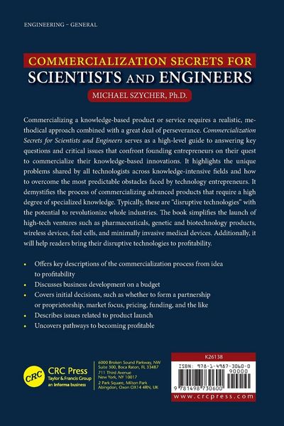 Produktbild: Commercialization Secrets for Scientists and Engineers