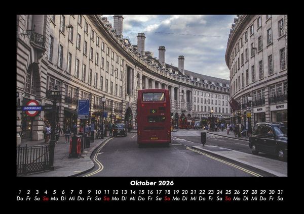 Produktbild: London 2026 Fotokalender DIN A3