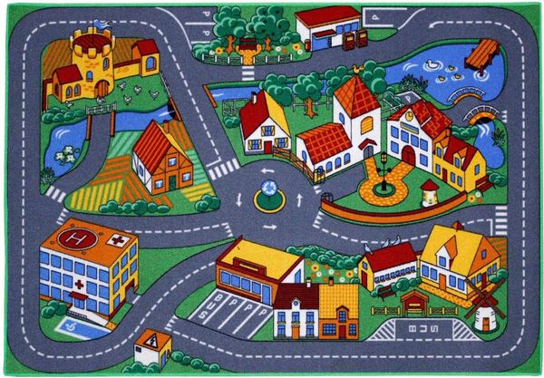 Produktbild: MEUBINEX - Quiet Town Teppich 95x133cm Filzr&uuml;cken