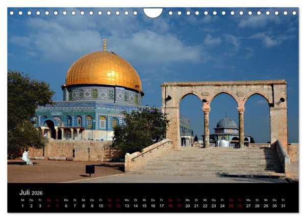 Produktbild: Jerusalem, Bilder die einen bewegen (Wandkalender 2026 DIN A4 quer), CALVENDO Monatskalender