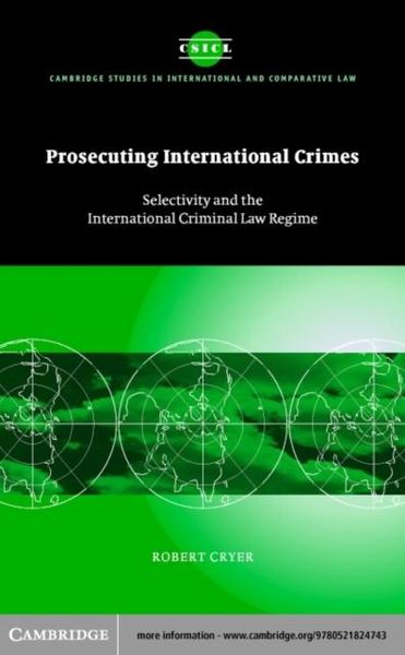 Produktbild: Prosecuting International Crimes