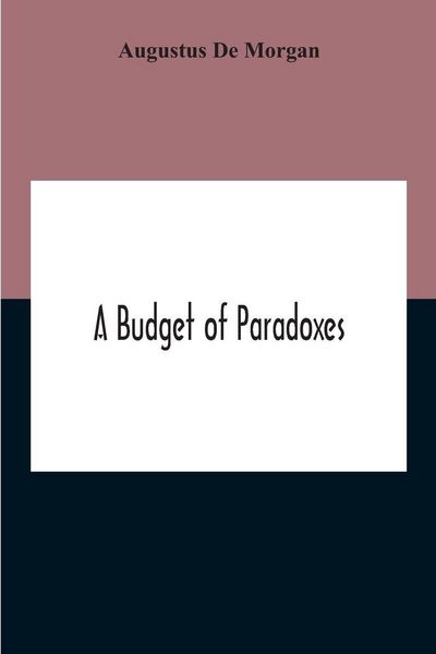 Produktbild: A Budget Of Paradoxes