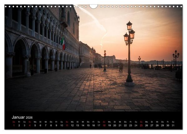 Produktbild: Venedig - Facetten einer Lagunenstadt (Wandkalender 2026 DIN A3 quer), CALVENDO Monatskalender