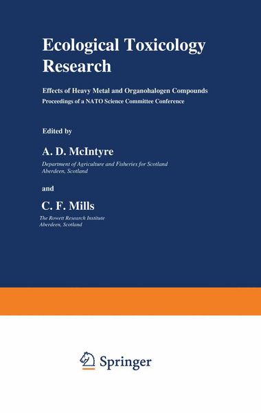 Produktbild: Ecological Toxicology Research