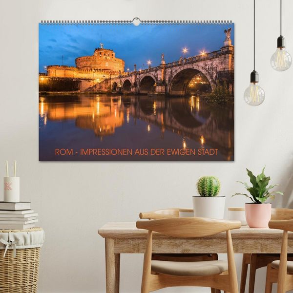 Produktbild: Rom - Impressionen aus der ewigen Stadt (Wandkalender 2026 DIN A2 quer), CALVENDO Monatskalender