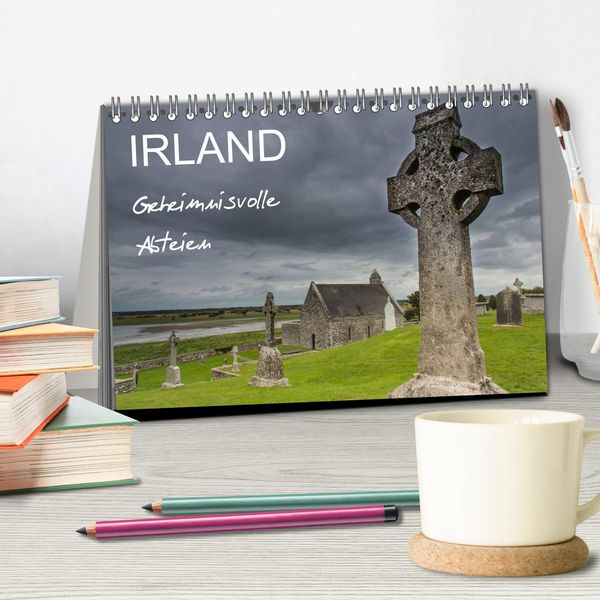 Produktbild: IRLAND - Geheimnisvolle Abteien (Tischkalender 2026 DIN A5 quer), CALVENDO Monatskalender