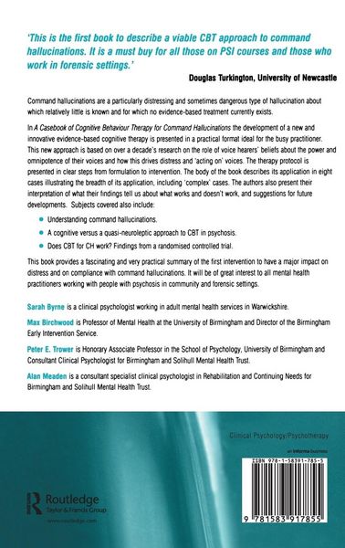 Produktbild: A Casebook of Cognitive Behaviour Therapy for Command Hallucinations
