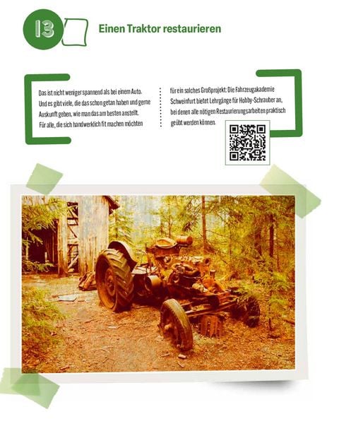 Produktbild: Die Bucket List f&uuml;r Traktor Fahrer