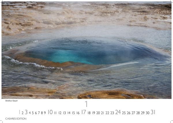 Produktbild: Island Kalender 2027 &ndash; Wandkalender | Fotokalender Naturkalender 35x50cm Grosses Format &ndash; Hochwertiger . mit atemberaubenden Island-Landschaften
