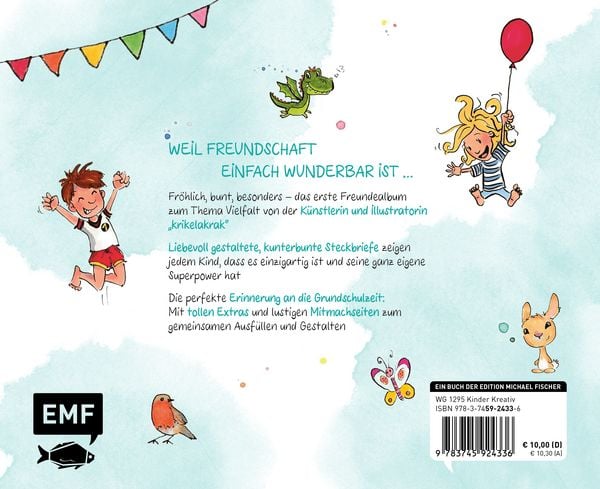Meine Freunde: Mutig, stark & wunderbar – Ein Eintragalbum für ALLE zum Thema Vielfalt