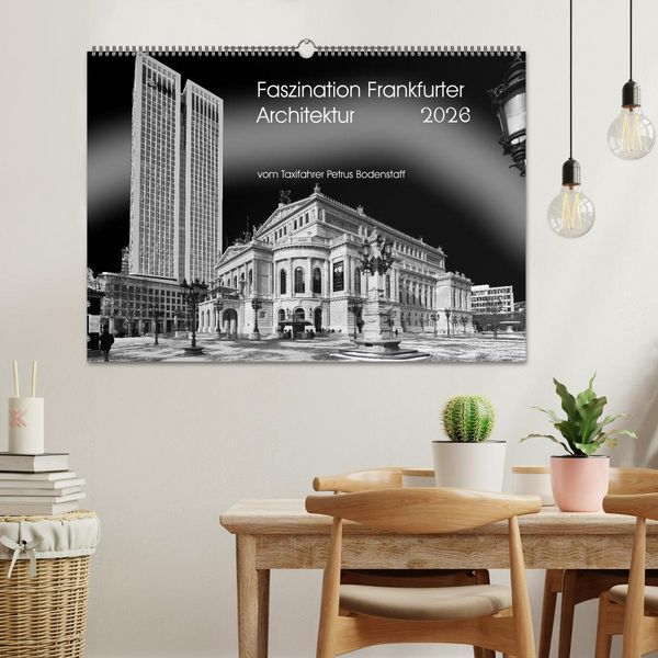 Produktbild: Faszination Frankfurter Architektur (Wandkalender 2026 DIN A2 quer), CALVENDO Monatskalender