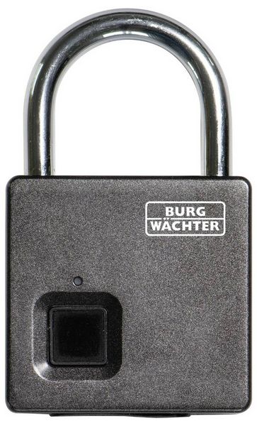 Produktbild: Burg W&auml;chter Scan & Lock 610/53 SB Vorh&auml;ngeschloss 53mm Fingerabdruckschloss