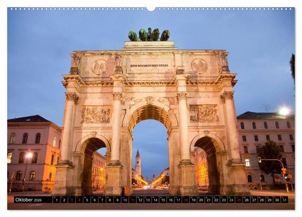 Produktbild: Freistaat Bayern (Wandkalender 2026 DIN A2 quer), CALVENDO Monatskalender