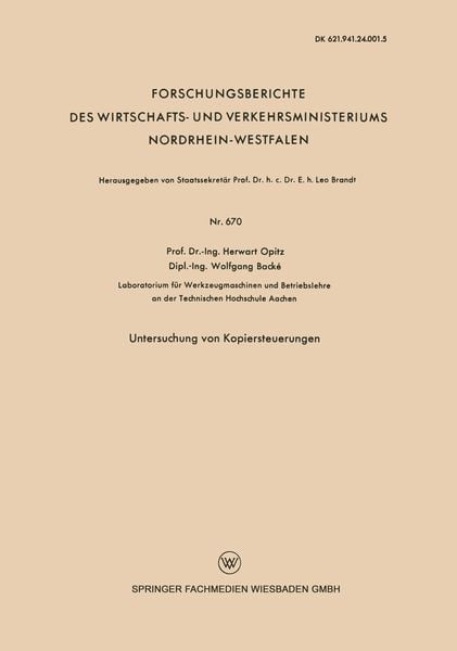 Produktbild: Untersuchung von Kopiersteuerungen