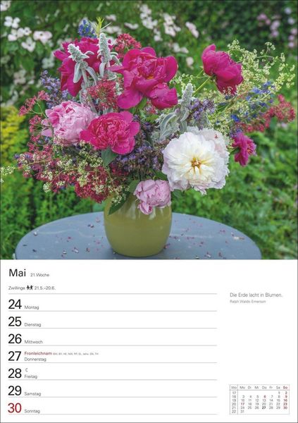 Produktbild: Blumenpracht Wochenplaner 2027 - 53 stimmungsvolle Fotografien