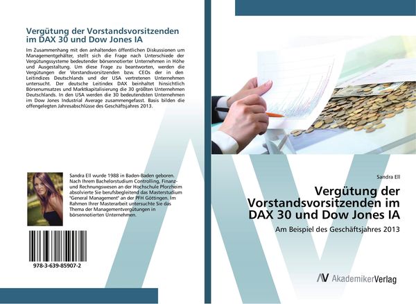 Produktbild: Verg&uuml;tung der Vorstandsvorsitzenden im DAX 30 und Dow Jones IA