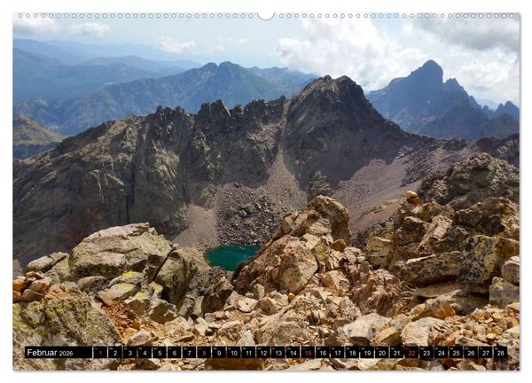 Produktbild: Korsikas wilder Norden. GR20 Impressionen (hochwertiger Premium Wandkalender 2026 DIN A2 quer), Kunstdruck in Hochglanz