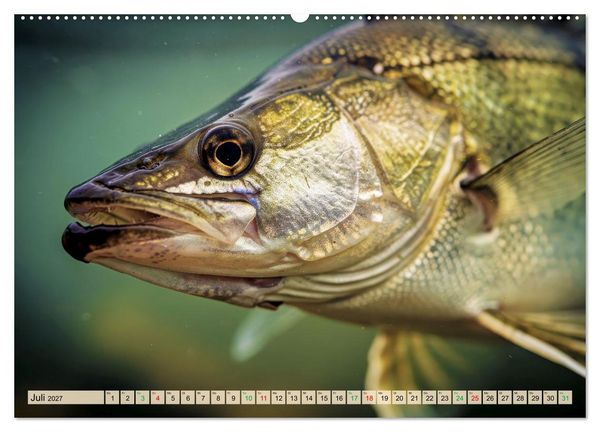 Produktbild: Zander im See (Wandkalender 2027 DIN A2 quer), CALVENDO Monatskalender