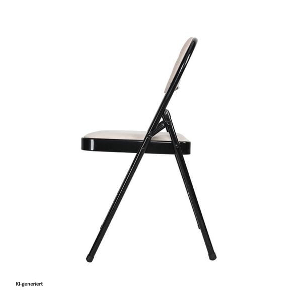 Produktbild: HTI-Living Klappstuhl Velvet Gestell Schwarz Klappstuhl Velvet Gestell Schwarz