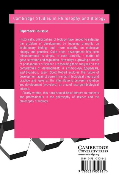 Produktbild: Embryology, Epigenesis and Evolution