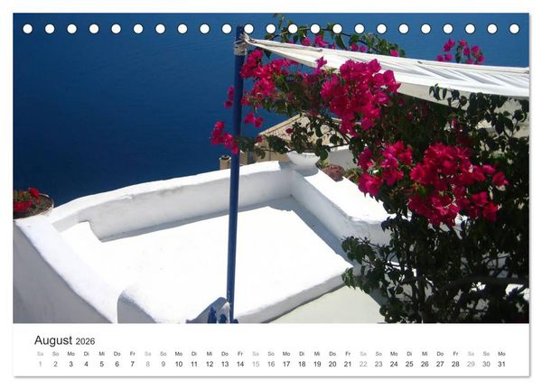 Produktbild: Hellas - ein Meer der Farben (Tischkalender 2026 DIN A5 quer), CALVENDO Monatskalender