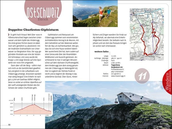 Produktbild: K&uuml;mmerly+Frey Erlebnis Schweiz Wandern mit Bergbahnen - Wanderf&uuml;hrer