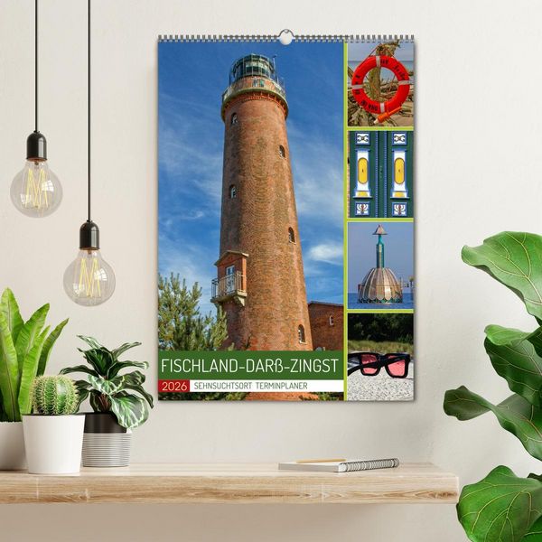 Produktbild: Sehnsuchtsort Fischland-Dar&szlig;-Zingst (Wandkalender 2026 DIN A2 hoch), CALVENDO Monatskalender