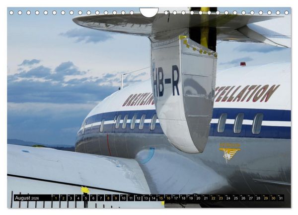 Produktbild: Lockheed Super Constellation HB-RSC (Wandkalender 2026 DIN A4 quer), CALVENDO Monatskalender