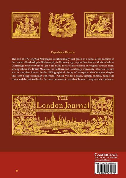 Produktbild: The English Newspaper, 1622 1932