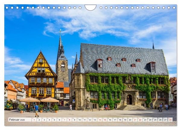 Produktbild: Quedlinburg Impressionen (Wandkalender 2026 DIN A4 quer), CALVENDO Monatskalender