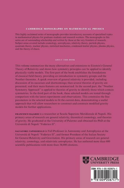 Produktbild: Noether Symmetries in Theories of Gravity