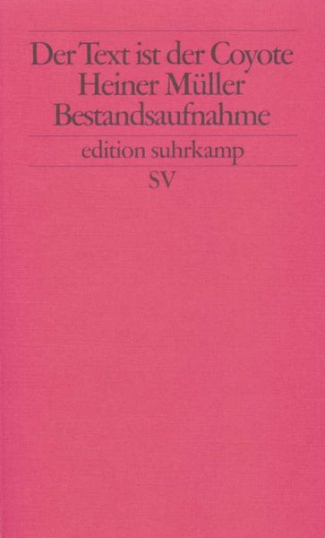 Produktbild: Der Text ist der Cojote