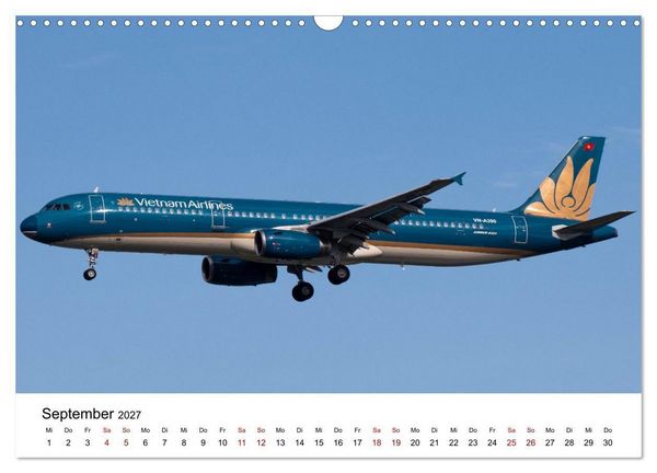 Produktbild: Airbus A320 Das Brot und Butter Flugzeug (Wandkalender 2027 DIN A3 quer), CALVENDO Monatskalender