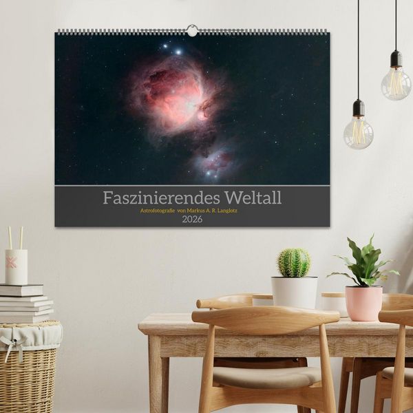 Produktbild: Faszinierendes Weltall (Wandkalender 2026 DIN A2 quer), CALVENDO Monatskalender