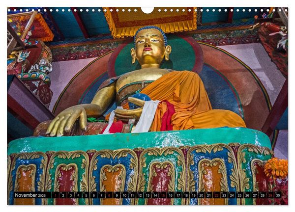 Produktbild: Himachal Pradesh - Bezaubernde Bergwelt im Himalaya (Wandkalender 2026 DIN A3 quer), CALVENDO Monatskalender