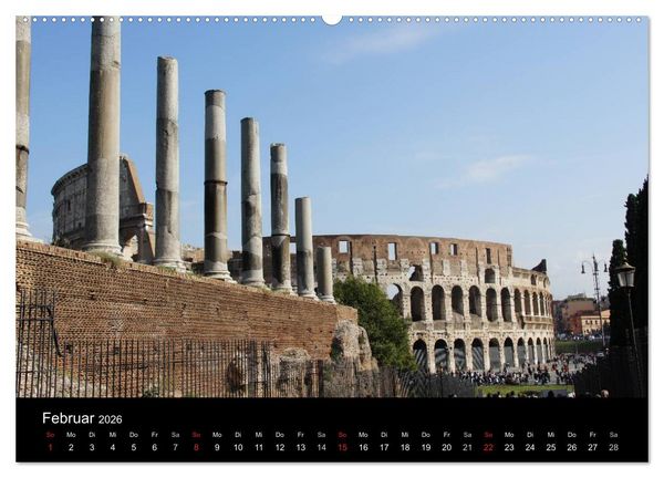 Produktbild: Vade mecum Romam - Geh mit mir nach Rom (Wandkalender 2026 DIN A2 quer), CALVENDO Monatskalender