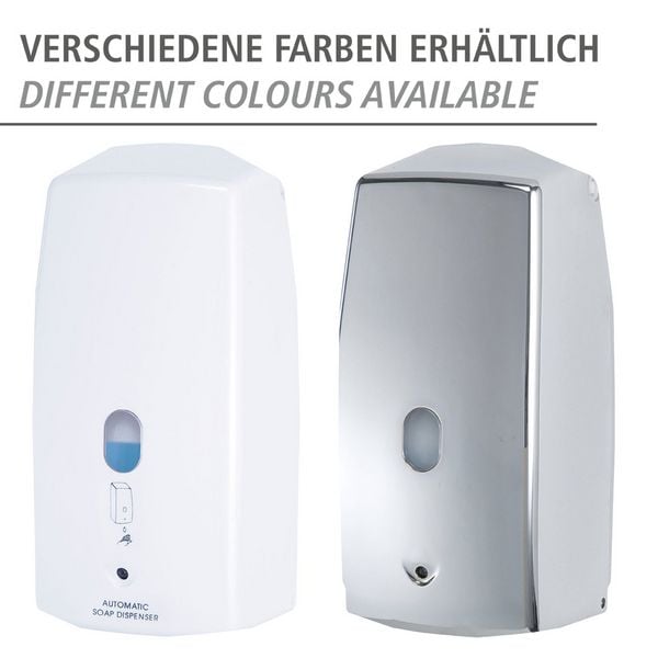 Produktbild: Infrarot Seifenspender Mod. Treviso Chrom 650 ml, automatischer Fl&uuml;ssigseifen-Spender, 650 ml
