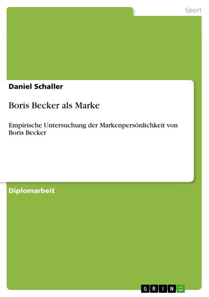 Produktbild: Boris Becker als Marke
