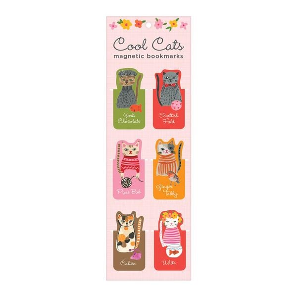 Produktbild: Cool Cats Magnetic Bookmarks