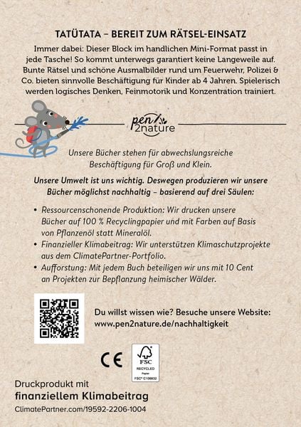 Produktbild: Mini-Mitnehm-Block R&auml;tsel-Einsatz
