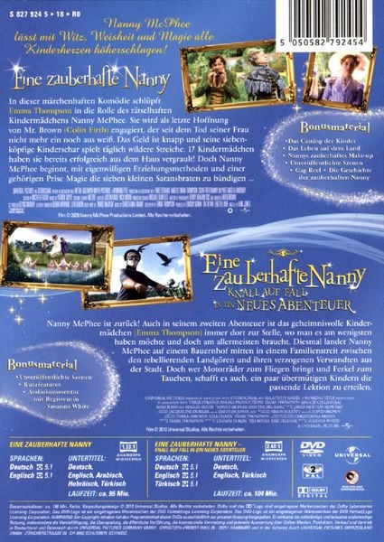 Eine zauberhafte Nanny 1+2 [2 DVDs]