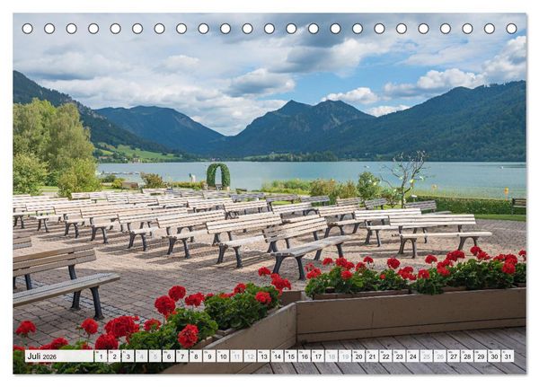 Produktbild: Schliersee-Idylle (Tischkalender 2026 DIN A5 quer), CALVENDO Monatskalender