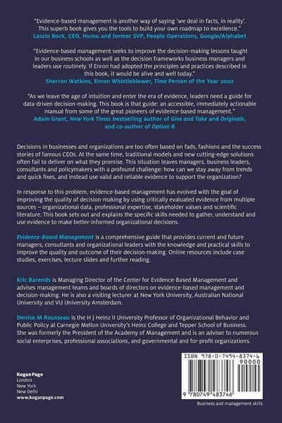 Produktbild: Evidence-Based Management