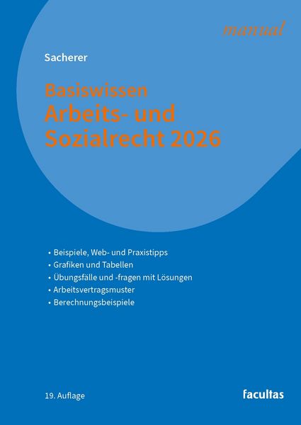 Produktbild: Basiswissen Arbeits- und Sozialrecht 2026
