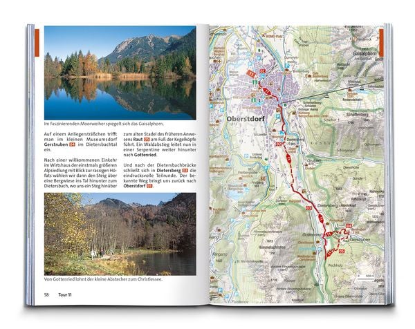 Produktbild: KOMPASS Wanderf&uuml;hrer Allg&auml;u, Allg&auml;uer Alpen, 60 Touren mit Extra-Tourenkarte