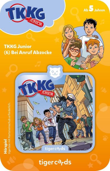 Produktbild: tigercard - TKKG Junior - Folge 6: Bei Anruf Abzocke