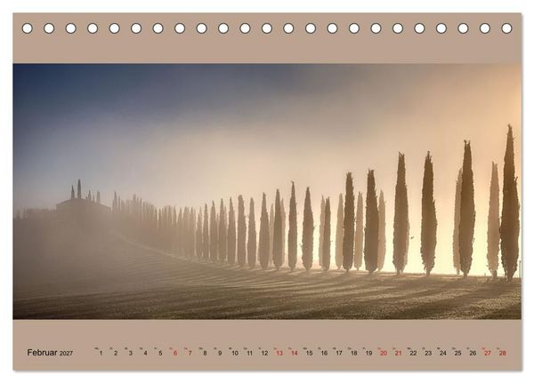 Produktbild: Fogscapes - magische Nebellandschaften (Tischkalender 2027 DIN A5 quer), CALVENDO Monatskalender